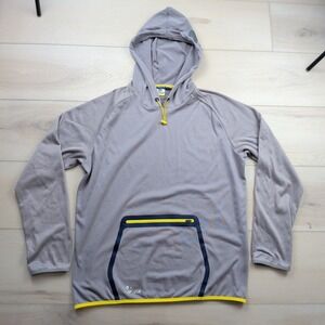 Husqvarna Motorcycles Mens XXL Grey Waffle Knit Technical Pullover Hoodie